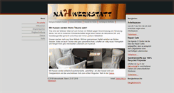 Desktop Screenshot of naehwerkstatt.de